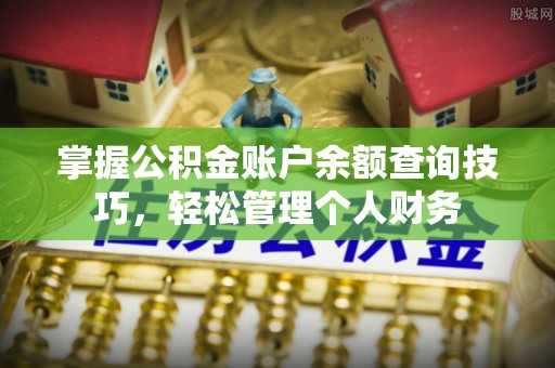 上林掌握公积金账户余额查询技巧，轻松管理个人财务