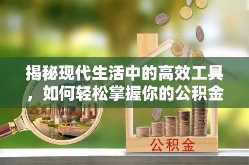 上林揭秘现代生活中的高效工具，如何轻松掌握你的公积金查询方式